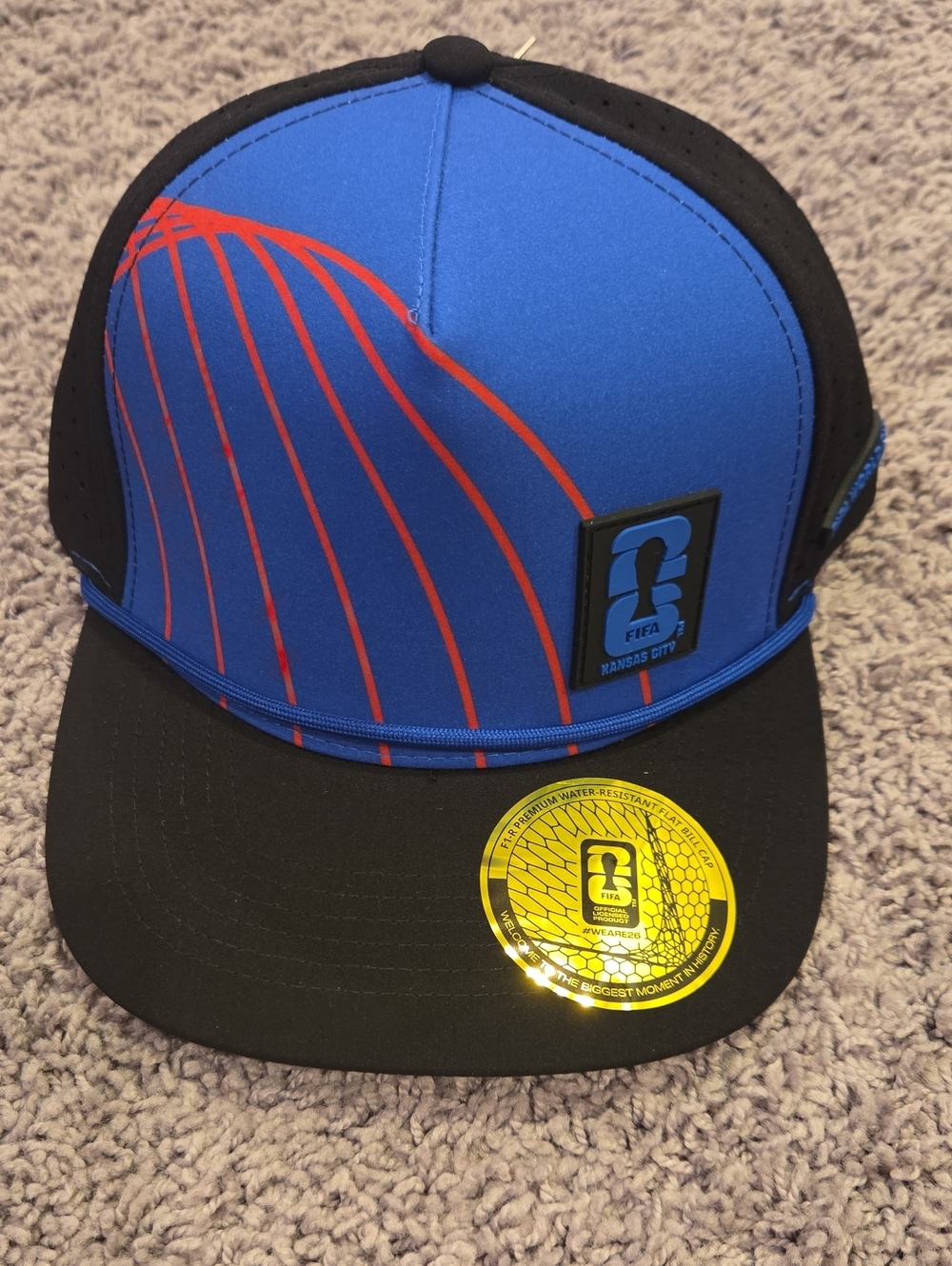 Kansas City Blue and Black Snapback Cap